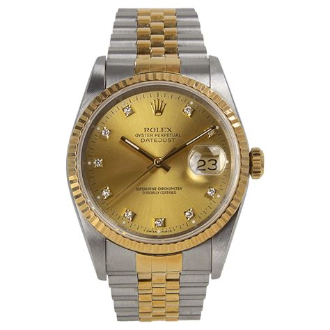 1967 rolex oyster perpetual datejust|rolex 16233 gold with diamonds.